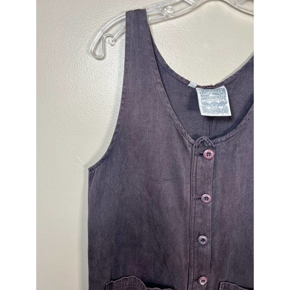 Jungmaven - Button Front Jumper in Navy; Medium. - Picture 8 of 13